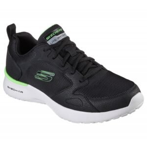 Skechers Men's Sport Skech-Air Dynamight Shoes  - حذاء سكيتشرز سكيتش اير: ديانا ميت للرجال لون اسود ونعل ابيض