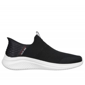 Skechers Men's Slip-ins: Ultra Flex 3.0 - Smooth Step Shoes - حذاء سكيتشرز سليب ان: الترا فليكس 3.0 – سموث ستيب للرجال لون أسود وأبيض