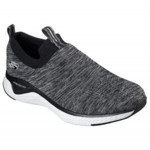 Skechers Men's Solar Fuse Shoes  - حذاء سكيتشرز سولار فيوز للرجال لون رمادي وأسود