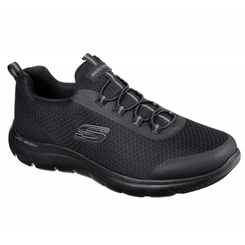 حذاء سكيتشرز سميتس- ريبينسكي للرجال لون أسود- Skechers Men's Summits-Repinski Shoes‏‏‏