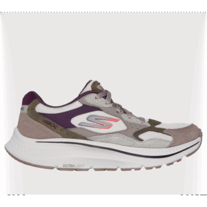 Skechers Women's GO RUN Consistent 2.0 - Retro Stride Shoes - حذاء سكيتشرز جو رن كونتيسنت 2.0- ريترو سترايد للنساء لون بيج