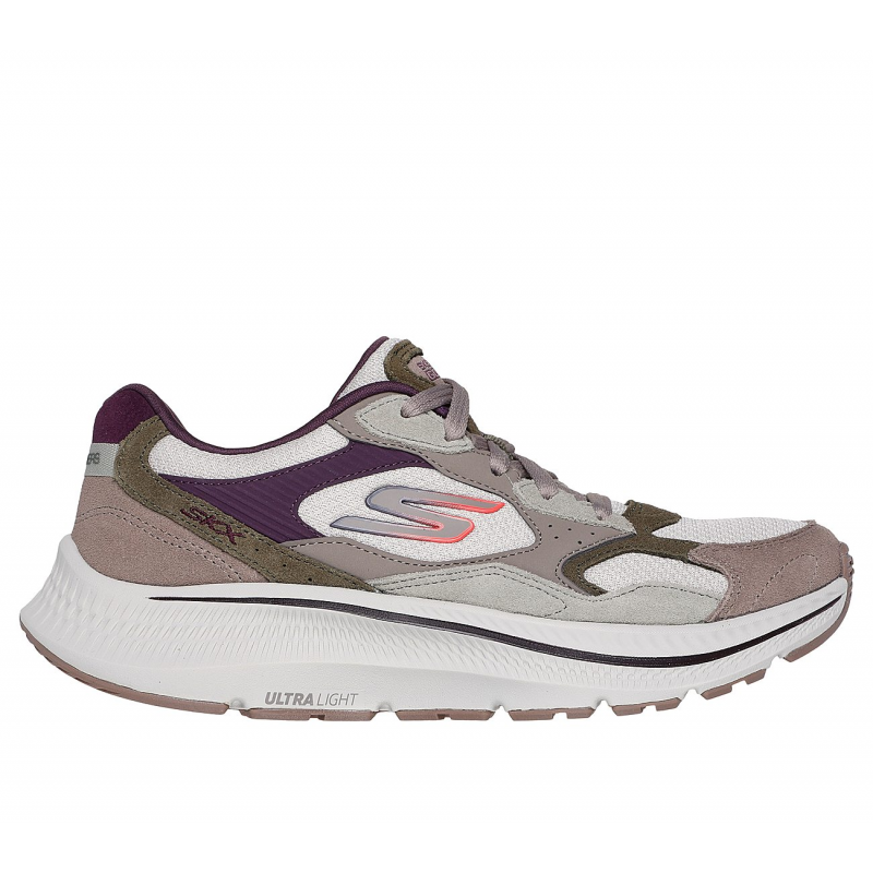 Skechers Women's GO RUN Consistent 2.0 - Retro Stride Shoes - حذاء سكيتشرز جو رن كونتيسنت 2.0- ريترو سترايد للنساء لون بيج
