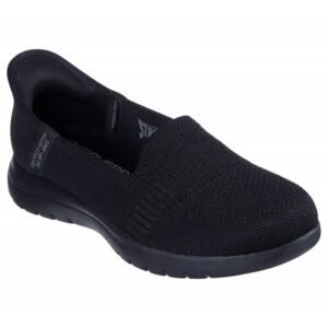 Skechers Women's Slip-ins: On-the-GO Flex - Camellia Shoes - حذاء سكيتشرز سليب انس: اون ذا جو فليكس للنساء لون اسود