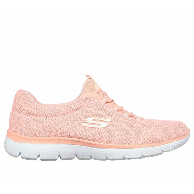 Skechers Women's Summits 12980 Shoes حذاء سكيتشرز سوميتس رياضي للسيدات لون زهري