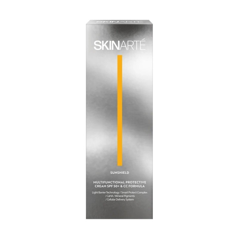 SKINARTÉ SUNSHIELD multifunctional protective cream SPF50+& cc formula 50ml كريم واقي من الشمس CC SPF 50+ من سكينارتي