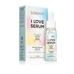 SORAYA I LOVE SERUM Moisturizing Serum 10% سيروم ترطيب للوجه من سورايا 30 مل