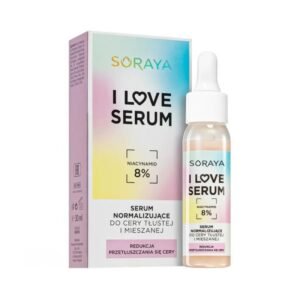 SORAYA I LOVE SERUM Scrum Normalizing Serum With 8% Niacinamide سيروم للبشرة يحتوي علة 8% نياسينمايد من سورايا 30 مل