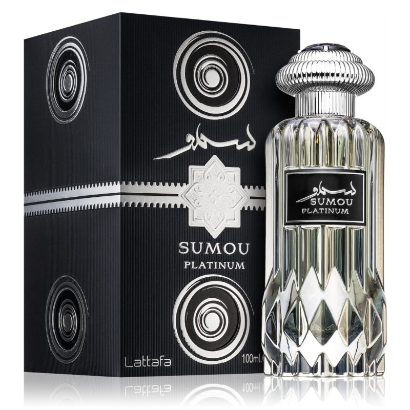Sumou Platinum EDP By Lattafa For Unisex 100Ml -عطر سمو بلاتينيوم من لطافة للجنسين حجم 100 مل