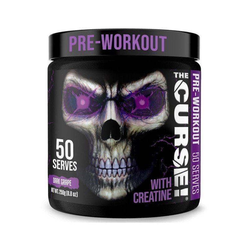 The Curse Pre-Workout Dark Grape 50 Serves