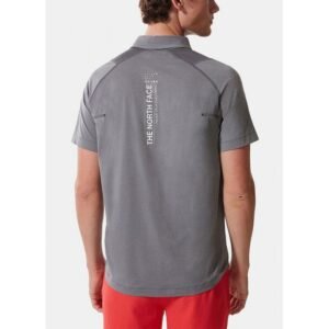The North Face Men's M Ao Glacier Polo T-Shirt - تيشيرت ذا نورث فيس ام ايه جليسر بولو للرجال لون رمادي