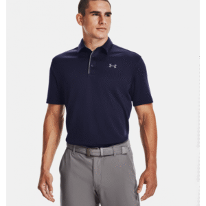 Under Armour Men's Tech Mens Polo Shirt- Navy