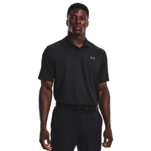 Under Armour Men's UA Performance 3.0 Polo T-Shirt - تيشيرت أندر آرمر بيرفورمانس 3.0 بولو للرجال لون أسود