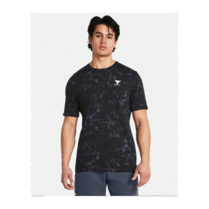Under Armour Men's UA Rock Payoff Printed Graphic T-shirt-تيشيرت اندر ارمور روك باي اوف برينتيد للرجال لون اسود