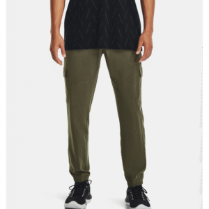 Under Armour Mens' Stretch Woven Cargo Pants بنطال اندر ارمور ستريتش ووفن كارجو للرجاال لون زيتي