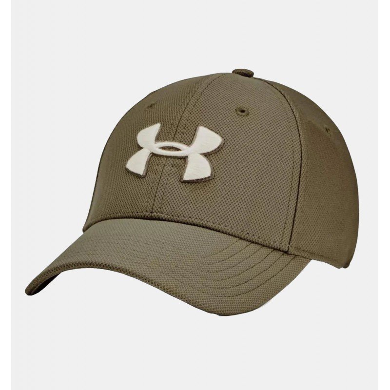 Under Armour Unisex UA Blitzing 3.0 Cap- طاقية وقبعة أندر آرمر بليتزينج 3.0 للجنسين لون زيتي