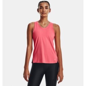 Under Armour Women's Iso-Chill Laser Tank - تيشيرت تانك أندر آرمر ايسو-تشل ليزر بلا أكمام للنساء لون زهري