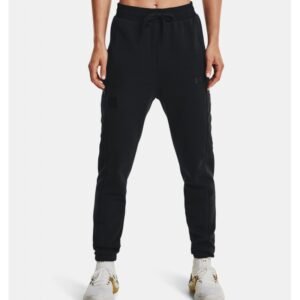 Under Armour Women's Project Rock Fleece Pants - بنطلون أندر آرمر بروجكت روك فليس للنساء لون أسود