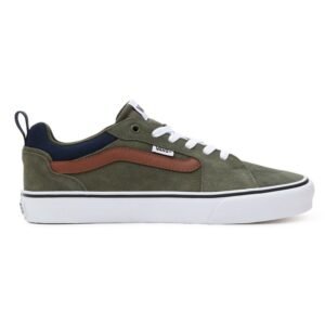 Vans Men's Filmore Shoes - حذاء فانز فيلمور للرجال لون زيتي وأبيض