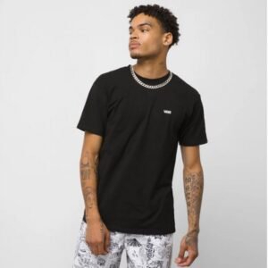 Vans Men's Left Chest Logo Tee T-Shirt  - تيشيرت فانز ليفت شيست لوجو للرجال لون أسود