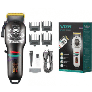 VGR V-699 ماكينة حلاقة احترافية لاسلكية بشاشة رقمية