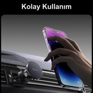 yesido magnet holder c153 حامل جوال مغناطيسي قوي دائري باكثر من استخدام على مكيف او على تابلو السيارة