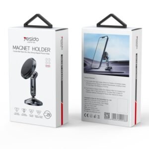 yesido magnet holder c210 حامل جوال مغناطيسي قوي بتصميم معدني فخم يثبت على تابلو السيارة