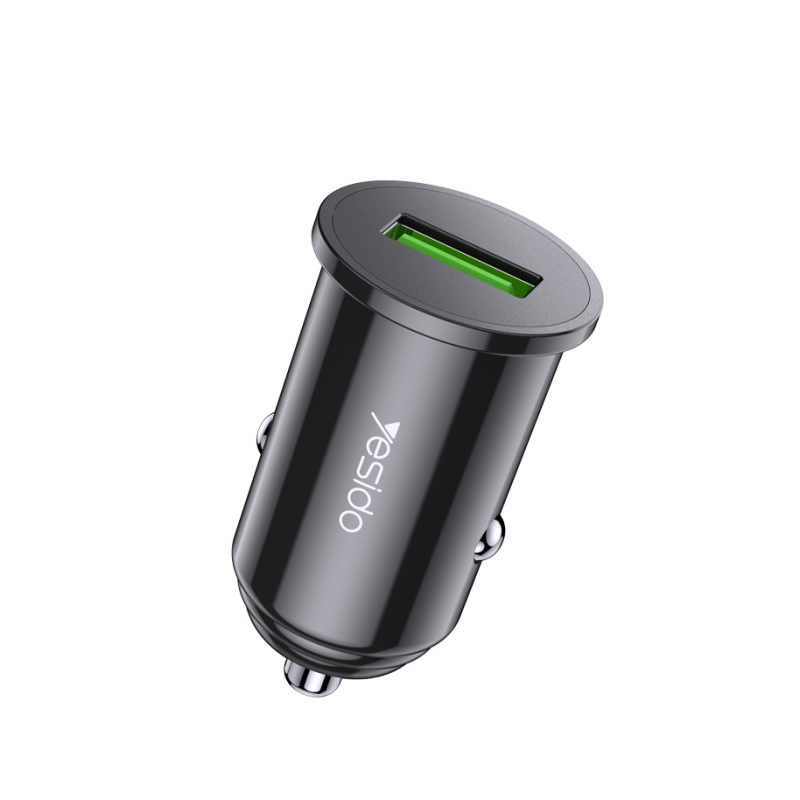 yesido super quick charging y38 عظمة شحن سريع للسيارة مدخل يو اس بي
