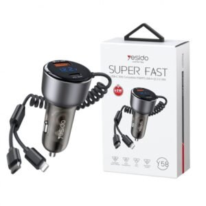Yesido Y58 60W Fast Charging Car Charger