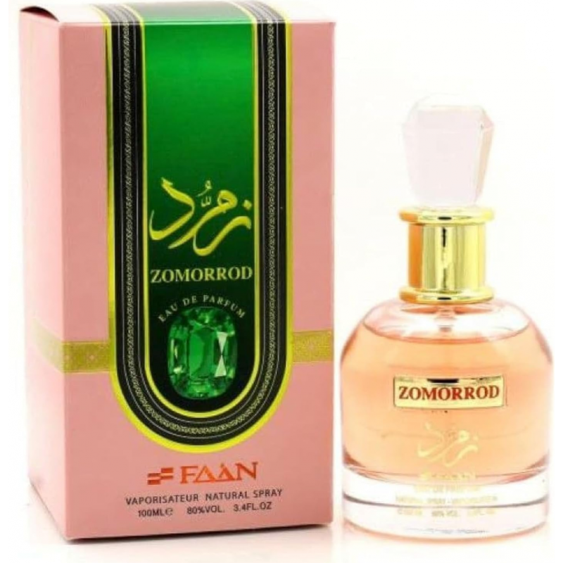 Zomorrod EDP By Faan Perfumes for Unisex 100 ML - عطر زمرد من فن الابداع للجنسين سعة 100 مل