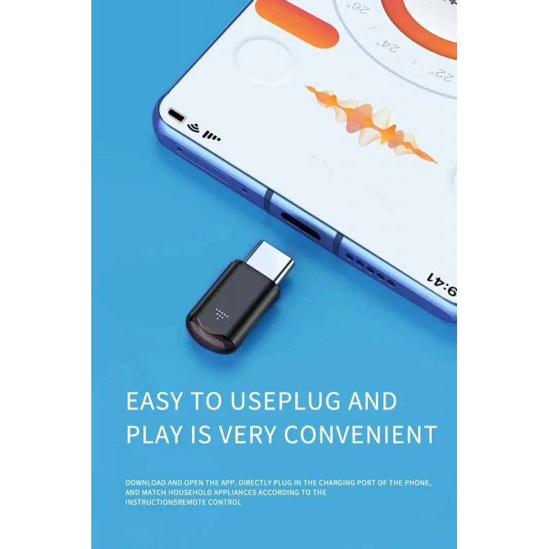 IR للهواتف  اشارة ريموت لأجهزة ايفون للتحكم بالأجهزة الكهربائية