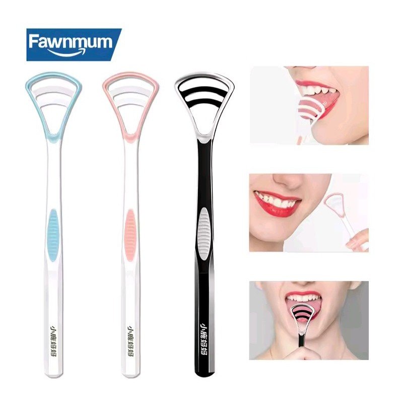أداة تنظيف اللسان - مصنوعة من السيليكون الناعم - لتنظيف اللسان من الجراثيم والبكتيريا والتخلص من رائحة الفم الكريهة