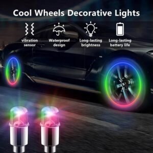 ضوء فلاش LED عدد 2 للدارجات والسيارات - بحساس حركة وضوء