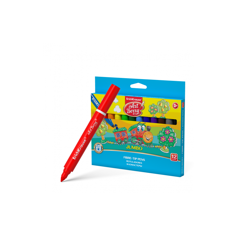 أقلام فلوماستر جمبو 12 لون