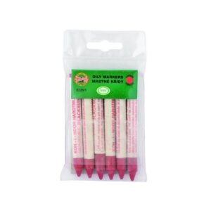 ألوان زيتية للزجاج والخزف عدد 6 لون أحمر 8220/1