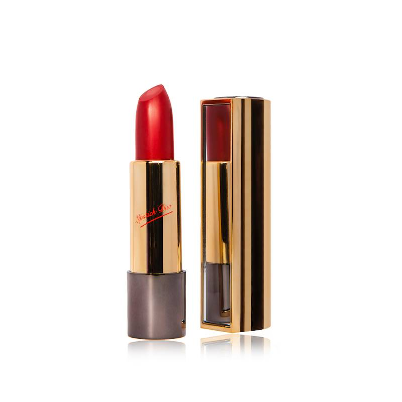 احمر شفاه كريمي مع مراه من دلفي 4غرام delfy lip stick gold duo sangria 4gr