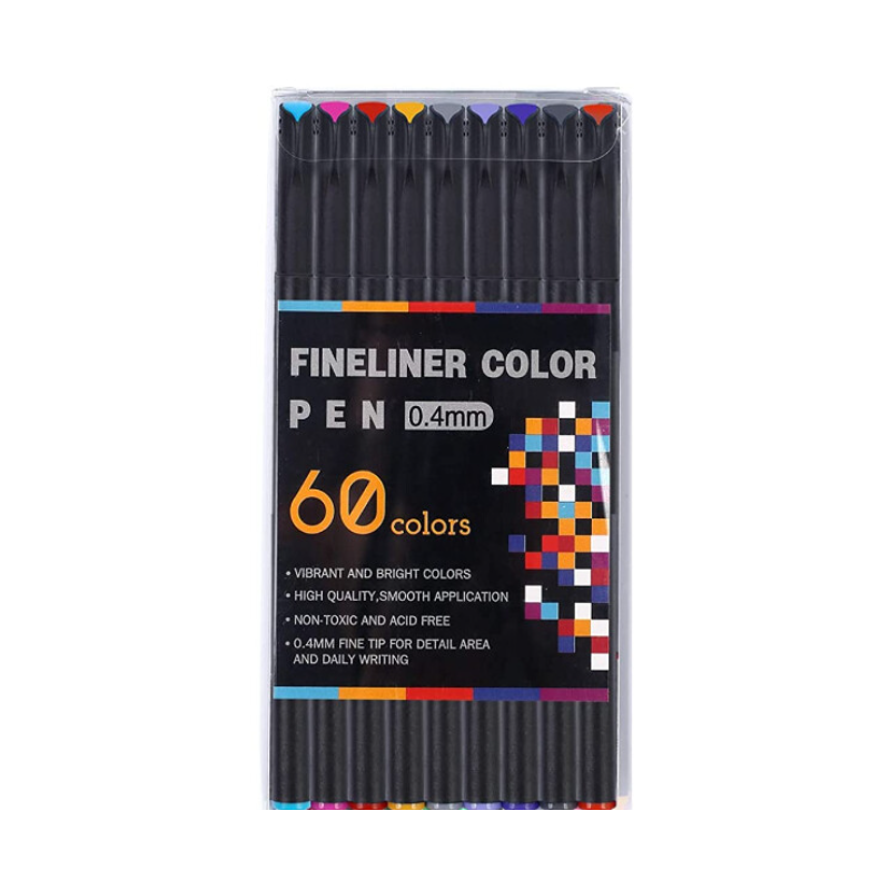 اقلام تلوين فاين لاينر 60 لون foska