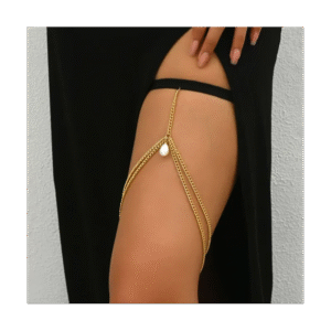 اكسسوار للفخذ للنساء لون ذهبي