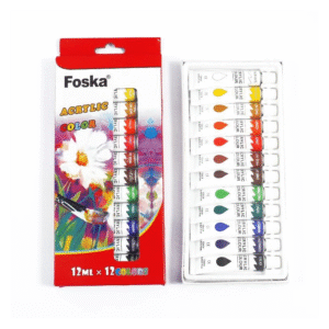 الوان اكريلك 12 لون 12ملم