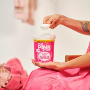 اوكسي باودر لإزالة البقع عن الملابس الملونة 1كغم من The pink Stuff