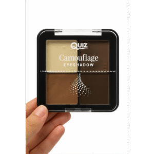 باليت ظلال عيون Camouflage Sahara Nude – 4 ألوان من Quiz Cosmetics