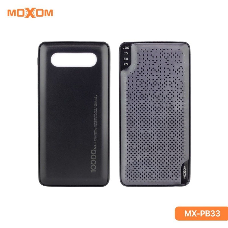 باور بانك موكسوم MX-Pb33 10000mAh عالية الجودة مع ضوء فلاش - Image 2