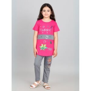 بجامة بناتي قطعتين صيفي