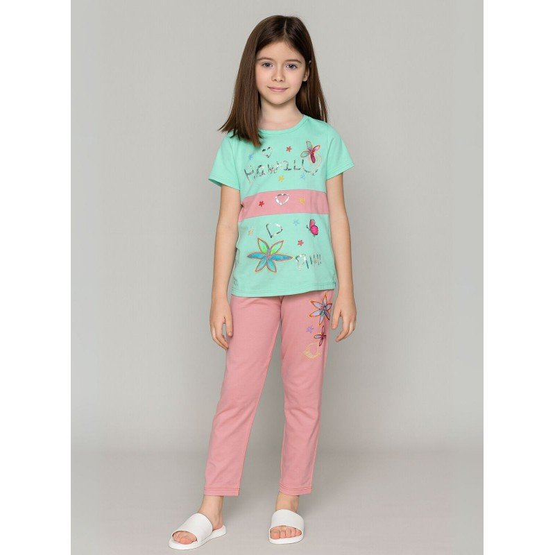 بجامة بناتي قطعتين صيفي