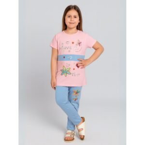 بجامة بناتي قطعتين صيفي