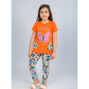 بجامة بناتي قطعتين صيفي