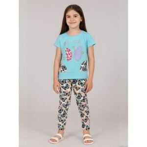 بجامة بناتي قطعتين صيفي