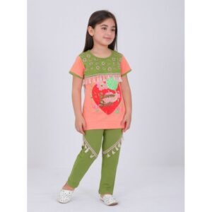 بجامة بناتي قطعتين صيفي