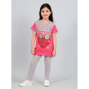 بجامة بناتي قطعتين صيفي