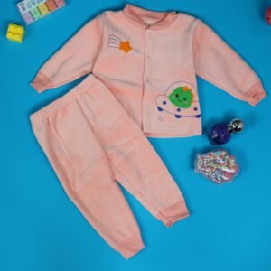 بجامة (قطعتين) للأطفال لون زهري
