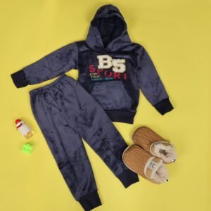 بجامة (قطعتين) للأطفال لون كحلي